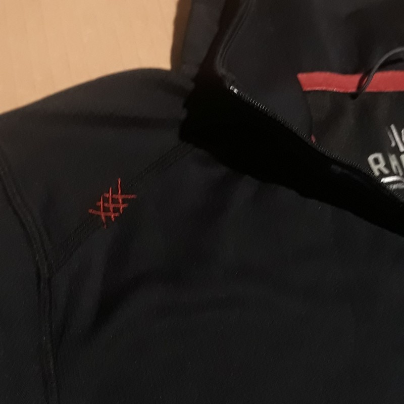 Rhone 1/4 Zip Men's M Performance Jogging Pocket Sweater Black Stretch Pullover gallery