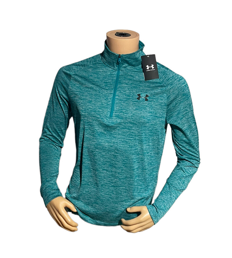 Under Armour Men's UA Tech 2.0 1/2 Zip Shirt 1328495-452 Green NWT Sz Small