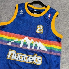 Adidas Denver Nuggets Alex English Soul Swingman Jersey Blue XL NWT Hardwood