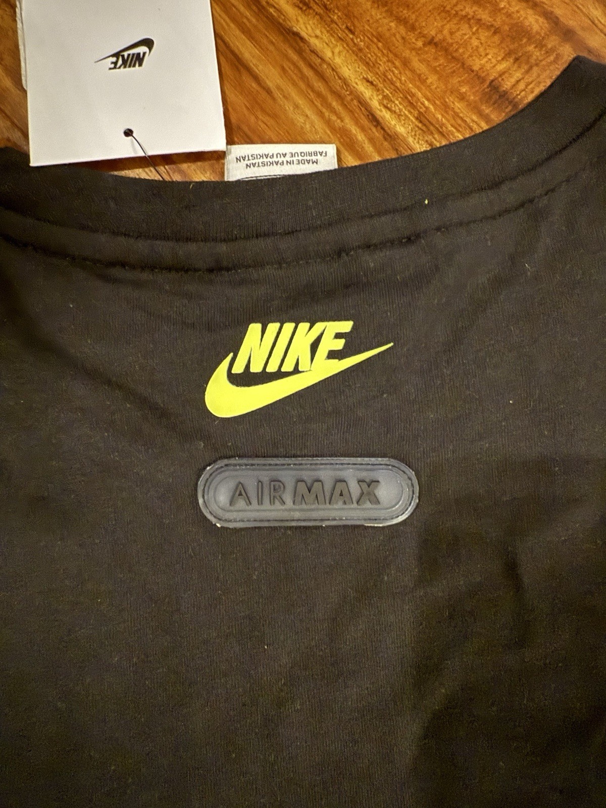 NIKE AIR MAX 90 FUTURA GRAPHIC T-SHIRT BLACK NEON FB1439-100 MEN’S SIZE S gallery