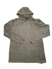 Spyder Active Long Sleeve Athletic Pullover Hoodie w/ Pocket Lightweight Green L