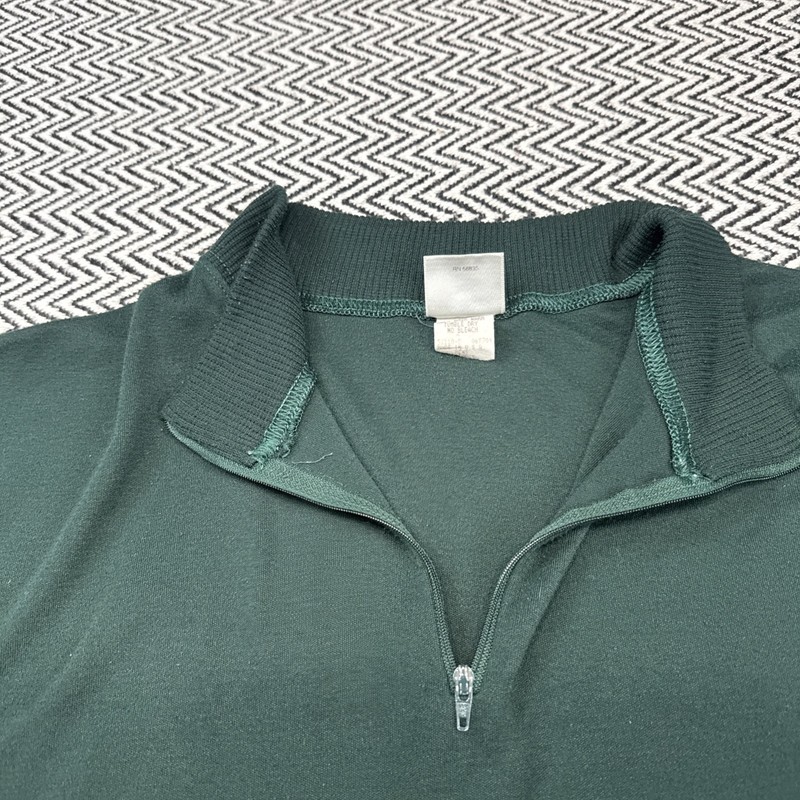 VTG Cabelas MENS XL 1/4 Zip Long Sleeve/ Pants Baselayer Green Pair Set USA 90s gallery
