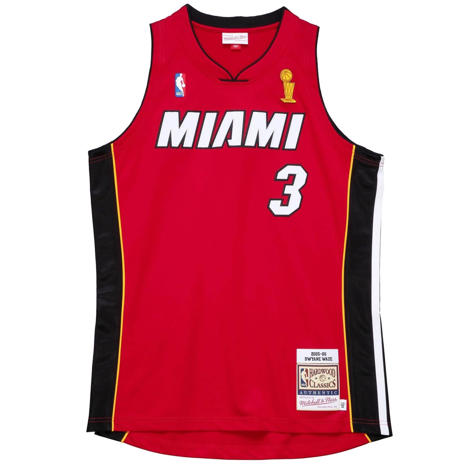 MITCHELL & NESS NBA ALTERNATE FINALS JERSEY MIAMI HEAT 2005 DWYANE WADE gallery