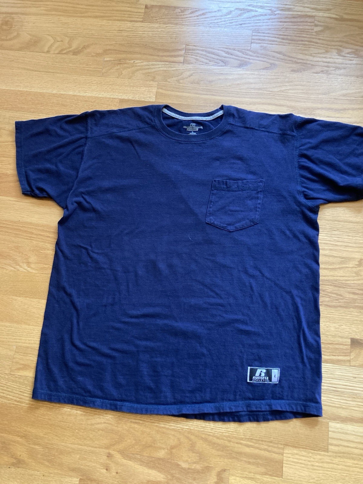Men’s Russell Athletic Performance Pocket T Shirt Navy Size Large gallery