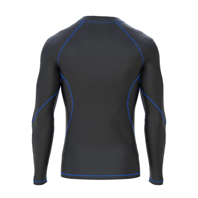 Mens Compression Shirt Full Sleeves with Under arm Mesh Panels BaseLayer Gym Top gallery