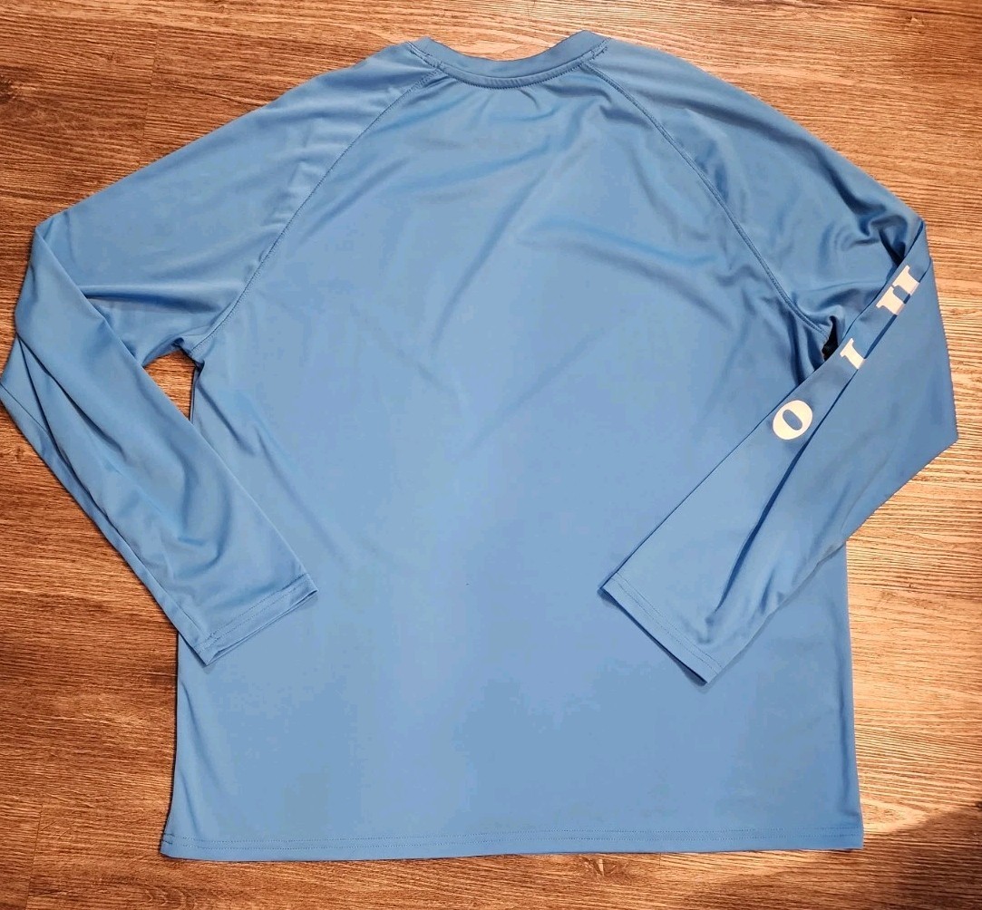 Ohio State Of Mine Long Sleeve Blue Active UV Shirt Men's XL gallery