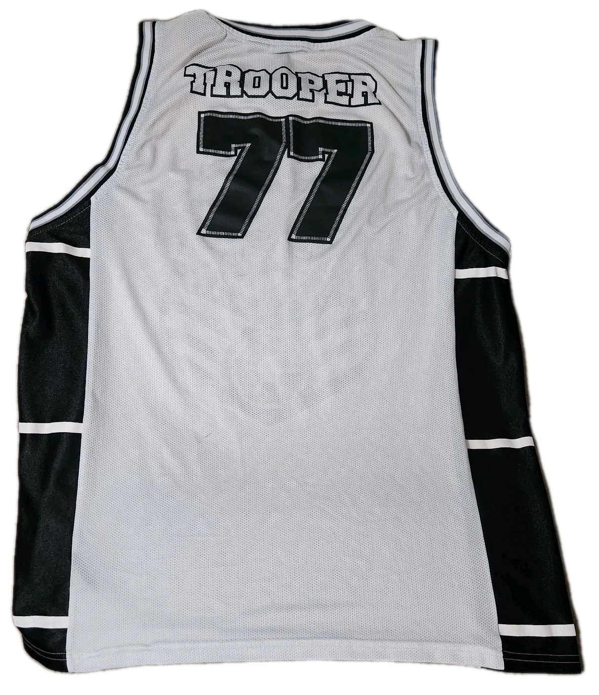 🔥 Star Wars Storm Troopers Basketball Jersey White #77 Mens XL 29x24 gallery