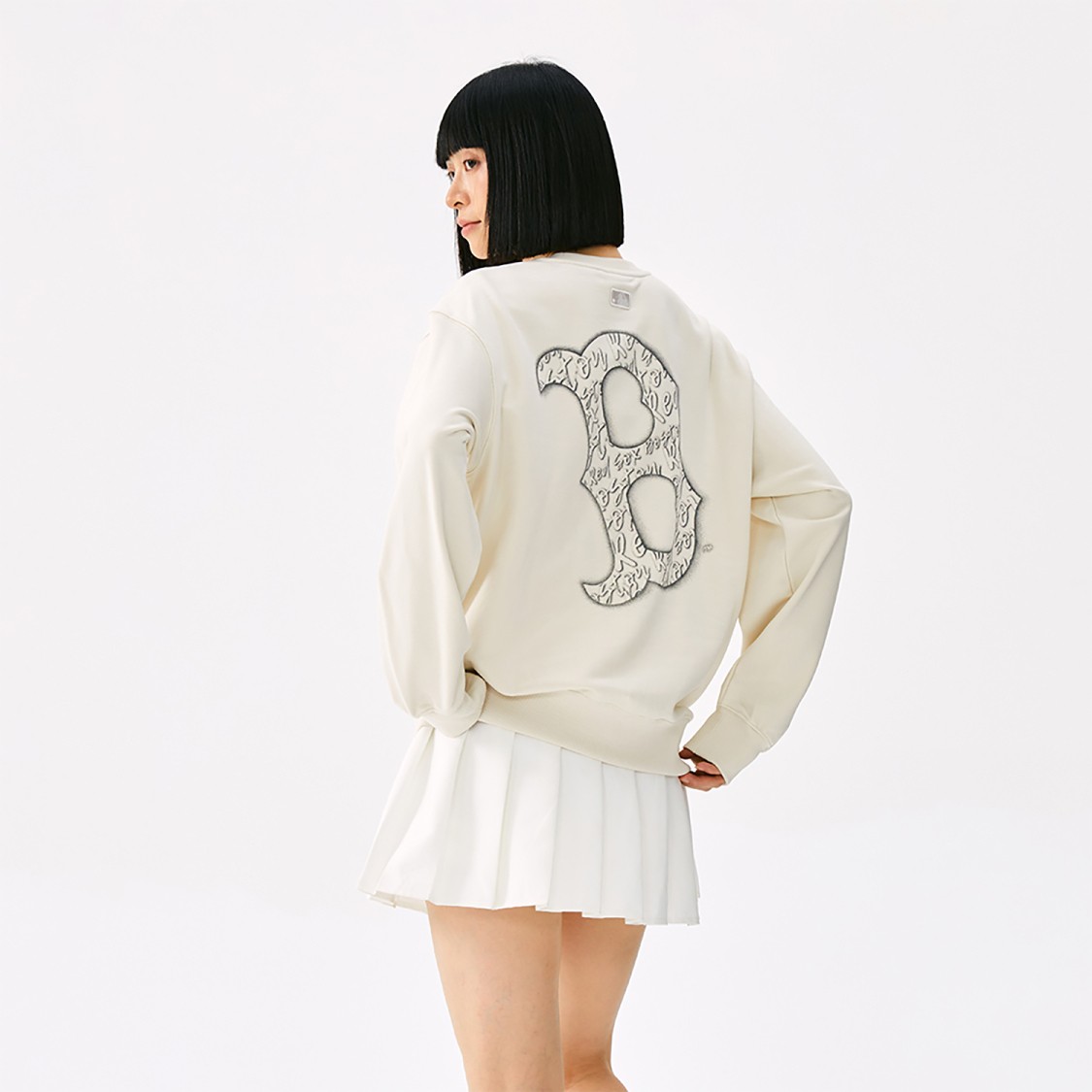 MLB Fashion Trend Solid Color Logo Hoodie Unisex gallery