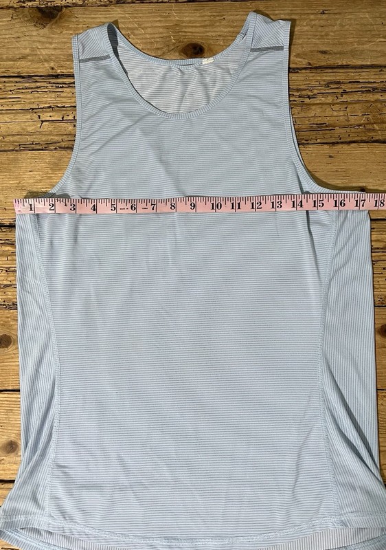 Lululemon Men’s Size S Heathered Ice Blue Open Air Tank gallery