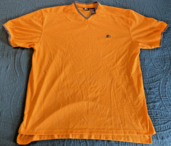 90’s Y2K Starter Embroidered Jersey Shirt Gold Yellow XL oversized