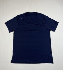 Rhone Swift Training Shirt Mens Medium Navy Blue Lightweight Short Sleeve