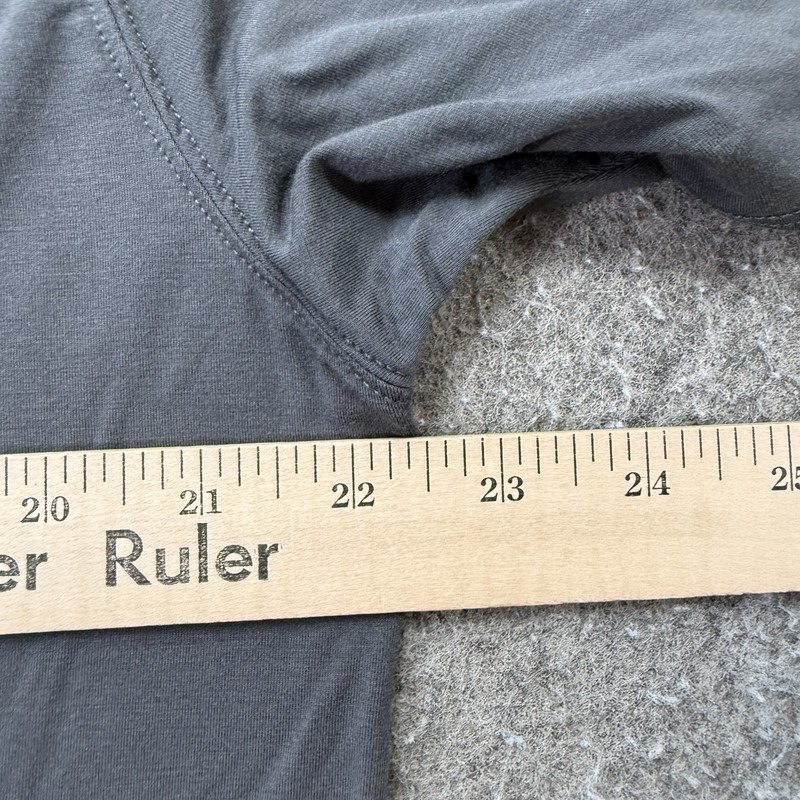 Jack Archer Anytime Tee Men L Gray Stretch Crew Short Sleeve Modal Curved Hem gallery