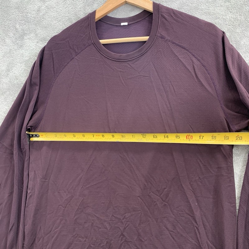 Lululemon Shirt Men L Metal Vent Tech Purple Performance Athleisure Workout Gym gallery