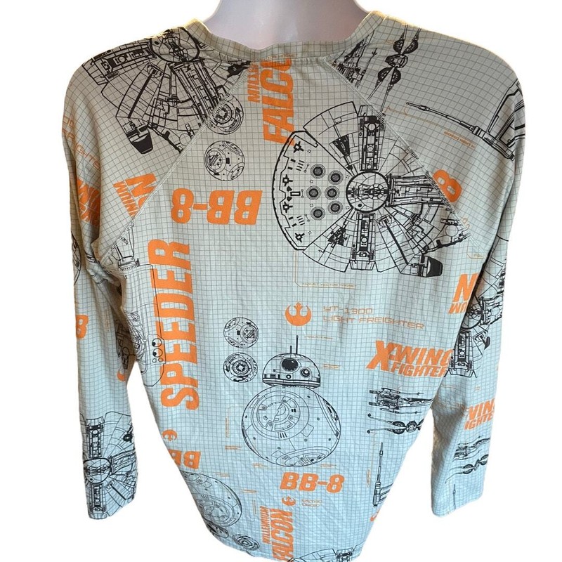 Climatesmart Baselayer Starwars Millennium Falcon Cold Weather Shirt Size L gallery