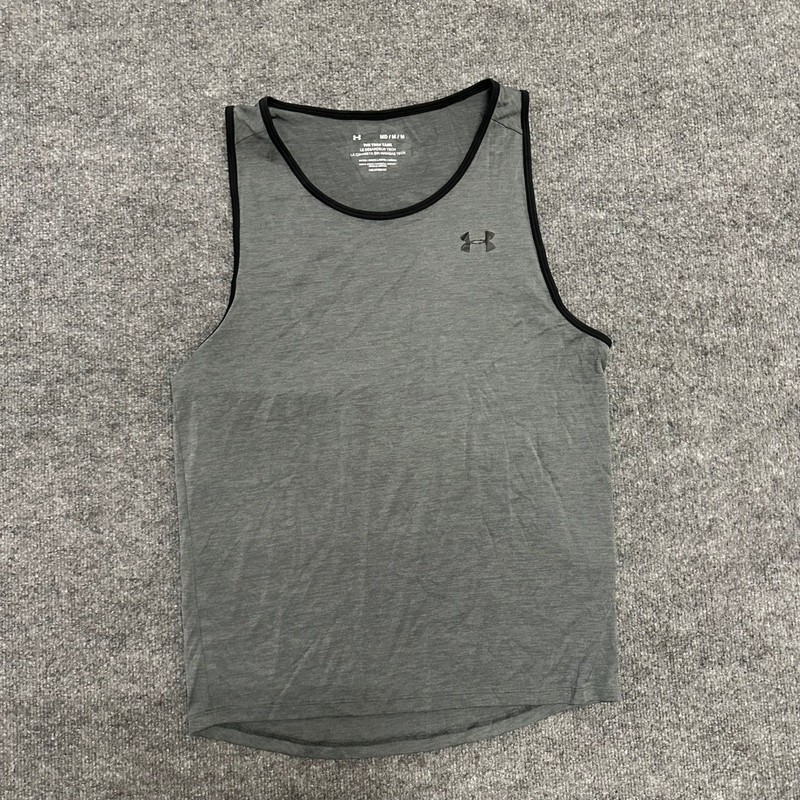 Under Armour Tank Mens Size Medium Gray The Tech Tank HeatGear Fitted Athletic gallery
