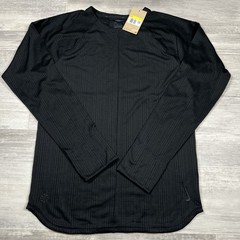 Nike Dri-Fit Yoga Black Long Sleeve Shirt Men’s Small FB7775-010 Training NWT