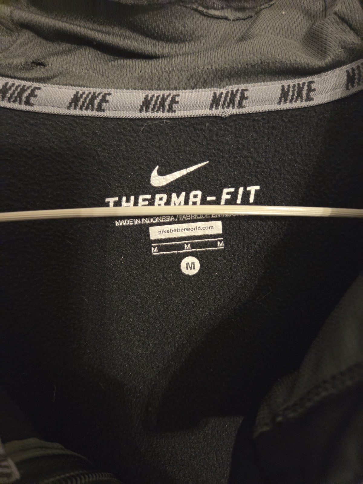 Nike Therma-FIT Men's Full Zip Mock Neck Jacket w/ Pockets Black M gallery