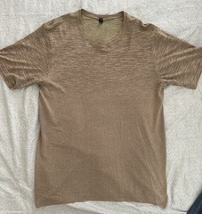 Lululemon Metal Vent Tech Shirt Men’s Medium Brown Seamless