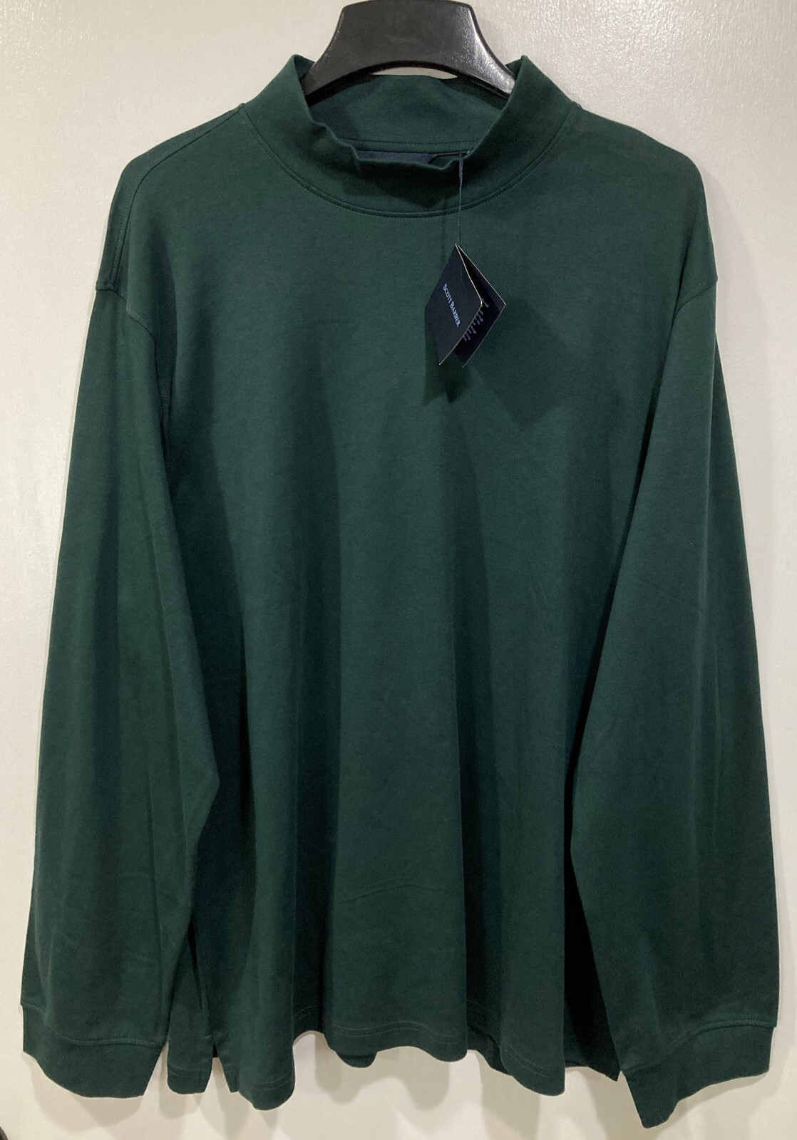 Scott Barber Mock Neck Long Sleeve Shirt Pine Green XXL NWT Style K75302 gallery