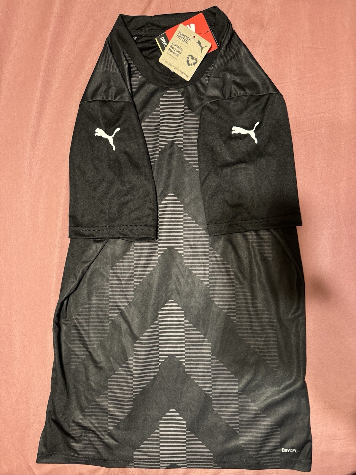 Puma Unisex Adult Small Team Glory Athletic Black Jersey 70501703 gallery