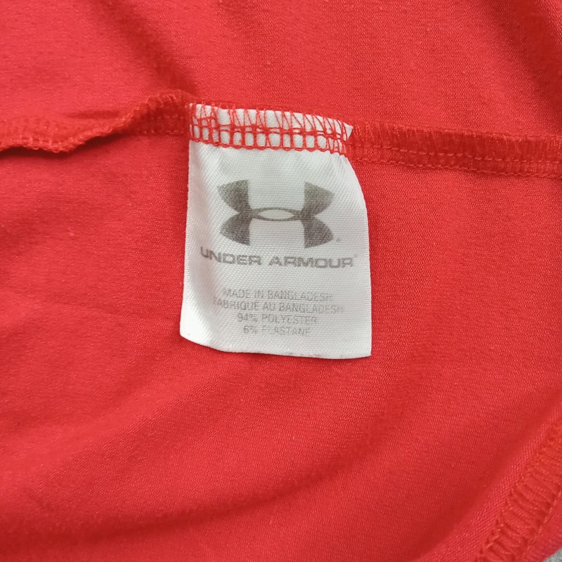 Under Armour Shirt Mens Large Red HeatGear Performance Athletic Base Layer UA gallery