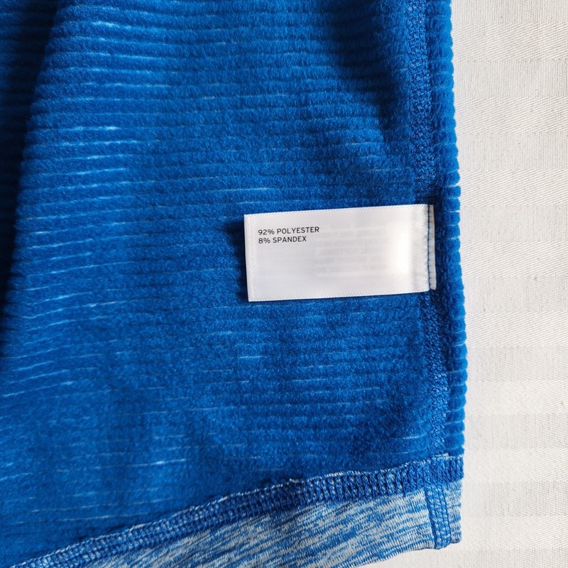 Duluth Trading Noorvik Base Layer Crew Shirt Men's 3XL Blue Heather Warm Fleece gallery