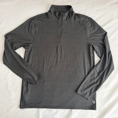Vuori Ease Performance 1/2 Half Zip Mens Medium Charcoal Heather V221 Pullover