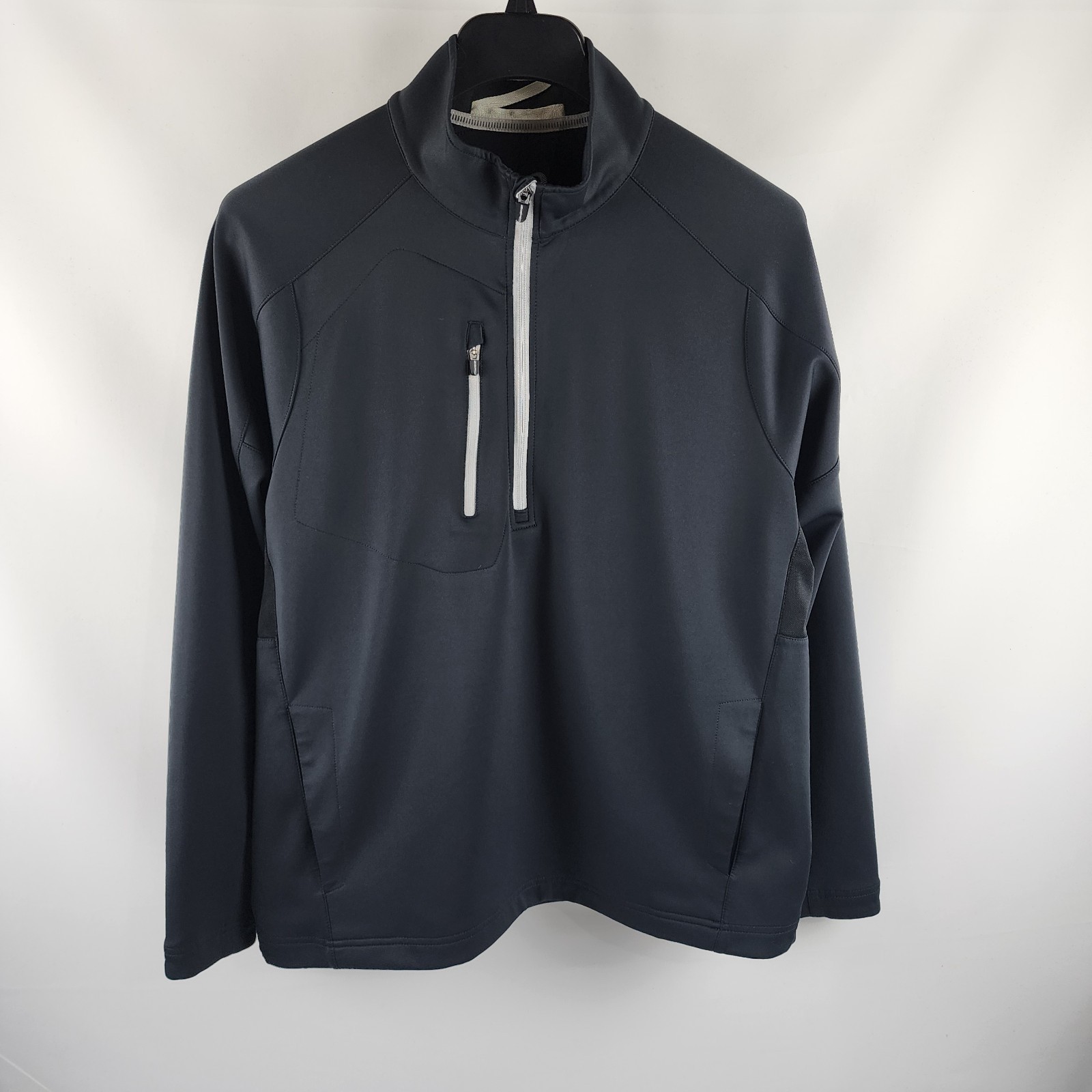 Zero Restriction Shirt Mens Large Black Tour Series Z500 1/4 Zip Pullover gallery