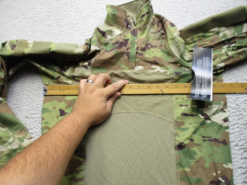 Massif Army Combat Shirt Mens M Multicam Flame Resistant Made in USA ACS gallery