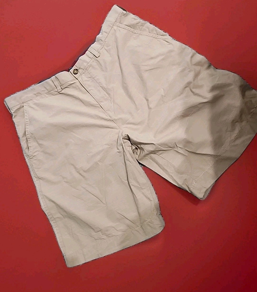 Tommy Hilfiger Golf Mallet Tan Bristol Bermuda Flat Front Shorts Men's 38 NWOT gallery