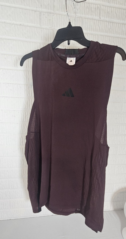 Adidas Men's Designed for Training Intensity Tank Top Size Large Aurora Ruby New gallery