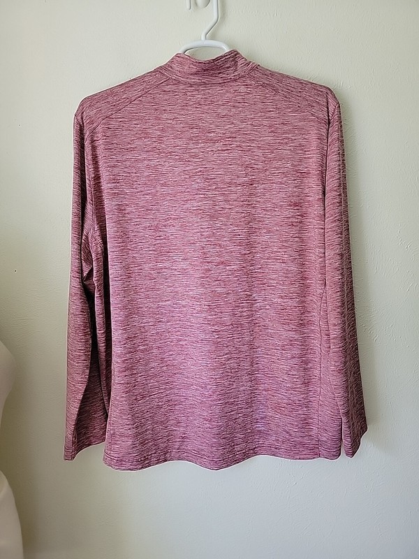 Graham Luxe Porter Golf Pullover Mens 2XL XXL Burgundy Stretch Golfer Shirt gallery