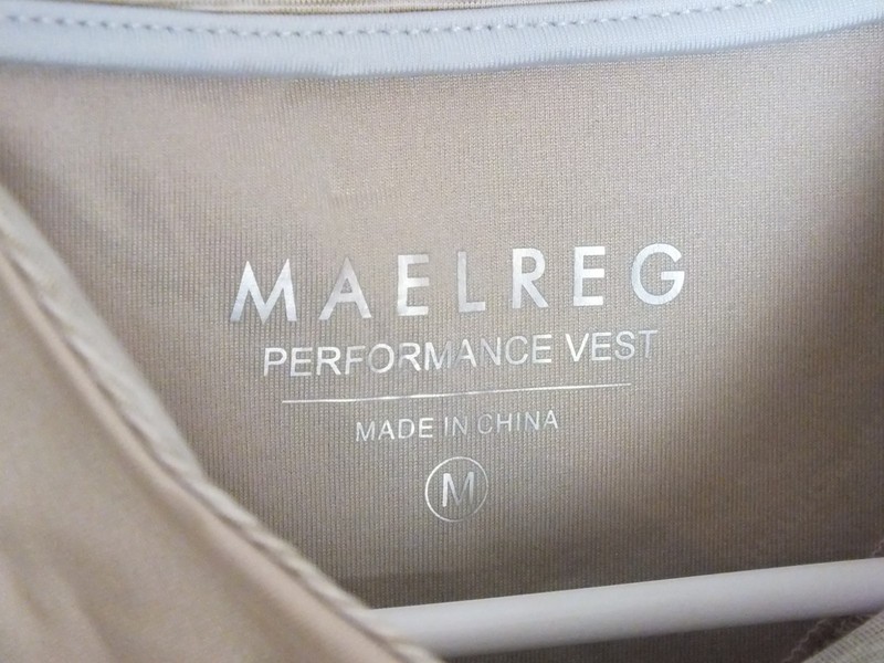 Maelreg performance pullover Vest, 1/4 Zip, Taupe, Men's Size Medium, Polyester gallery