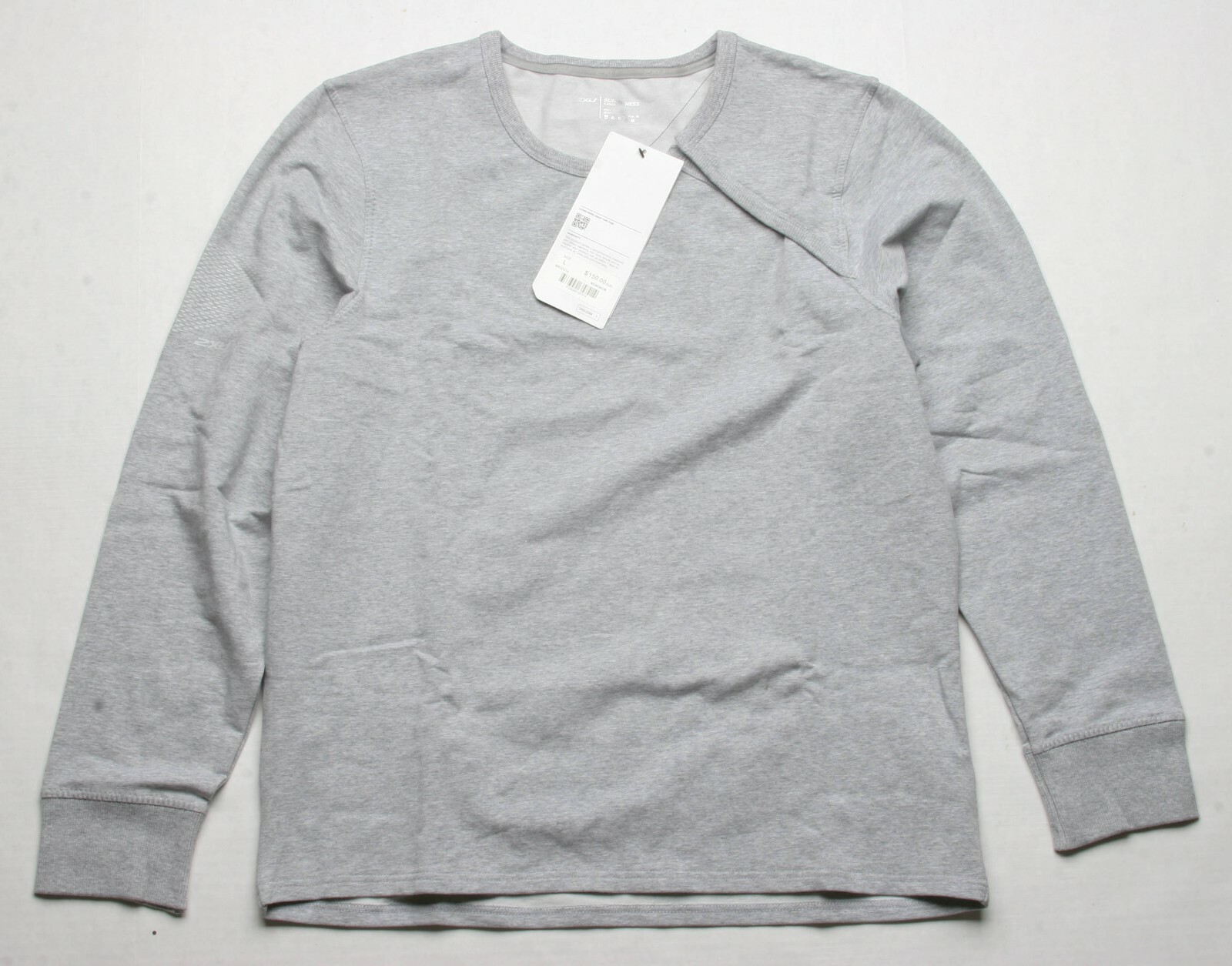2XU Urban Crew Sweat Top (XL) Moon Gray Marle gallery