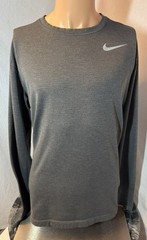 Nike Therma Sphere Long Sleeve Running Shirt 930240-011 Gray Men’s XL
