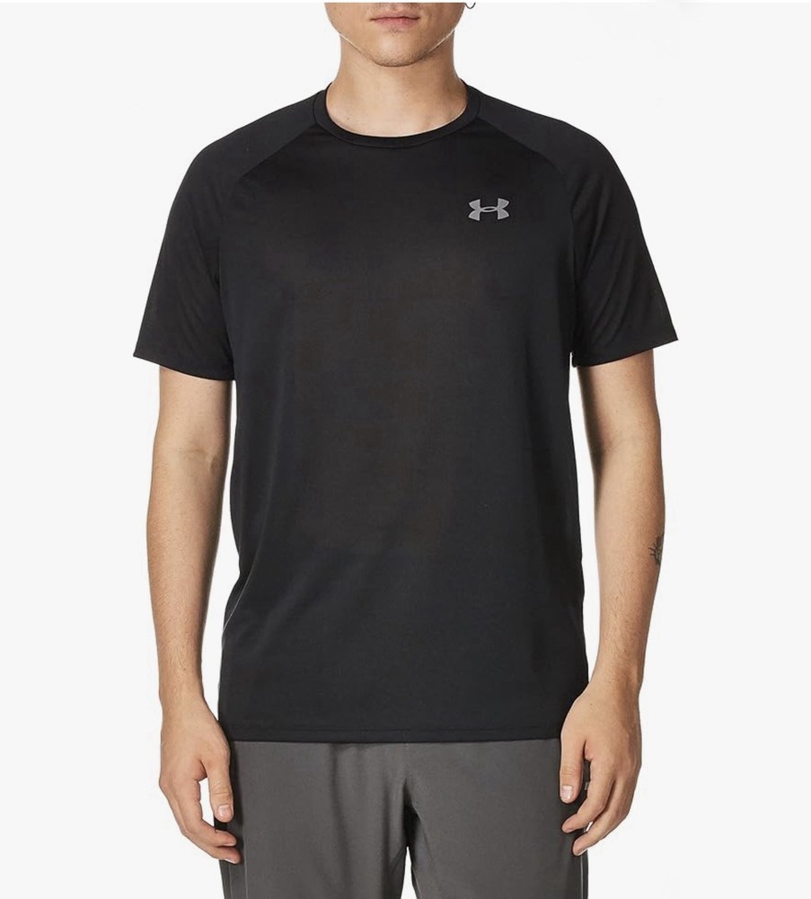 Under Armour Men's Sportstyle Left Chest Logo T-Shirt 1355910-001 Black Size S