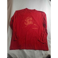 Alaskan Hardgear Duluth Trading Co Red Long Sleeve Performance Shirt Mens 2XL