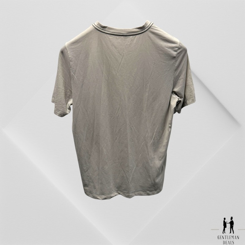 Vuori Shirt Mens M Frost Grey Current Tech Tee Stretch Hiking Running Gym 20 x27 gallery