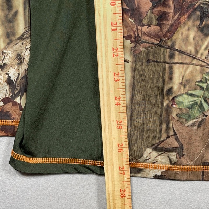 Mossy Oak Break-Up Infinity Men Medium 1/4 Zip Pullover Camo Hiking Hunting gallery