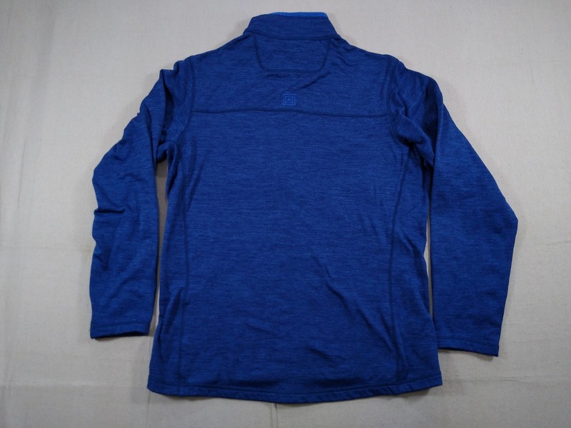 5.11 Tactical Recon 1/2 Zip Pullover Mens M Blue Fleece Pocket Performance 72045 gallery