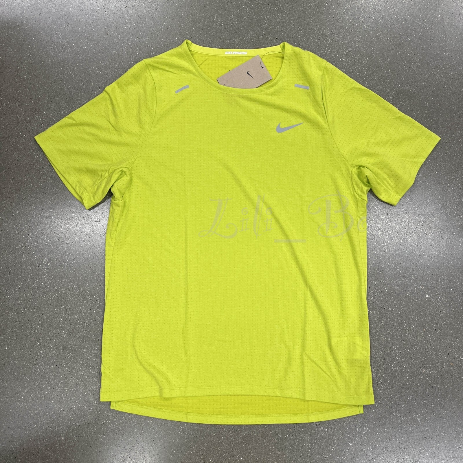 Nike Men's Dri-Fit Rise 365 Running Training Top Tee CJ5420-308 Bright Cactus M gallery