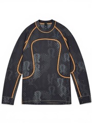 Lululemon x Saul Nash Jacquard Tight-Fit Long-Sleeve Shirt Men’s Size M SLNSH