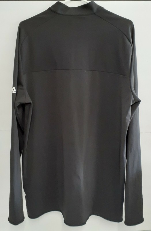 Adidas Mens Pullover Sweatshirt NBA Atlanta Hawks 1/4 Zip Black/Grey Sz XL gallery