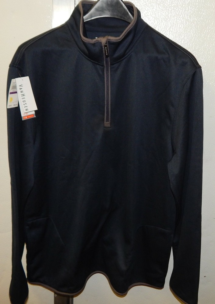 NWT Van Heusen Traveler Performance Activewear Half Zip Pullover Shirt Men's 2XL