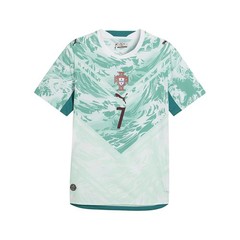 PUMA Portugal Away Authentic Crew Neck Short Sleeve Soccer Jersey Mens Green 78