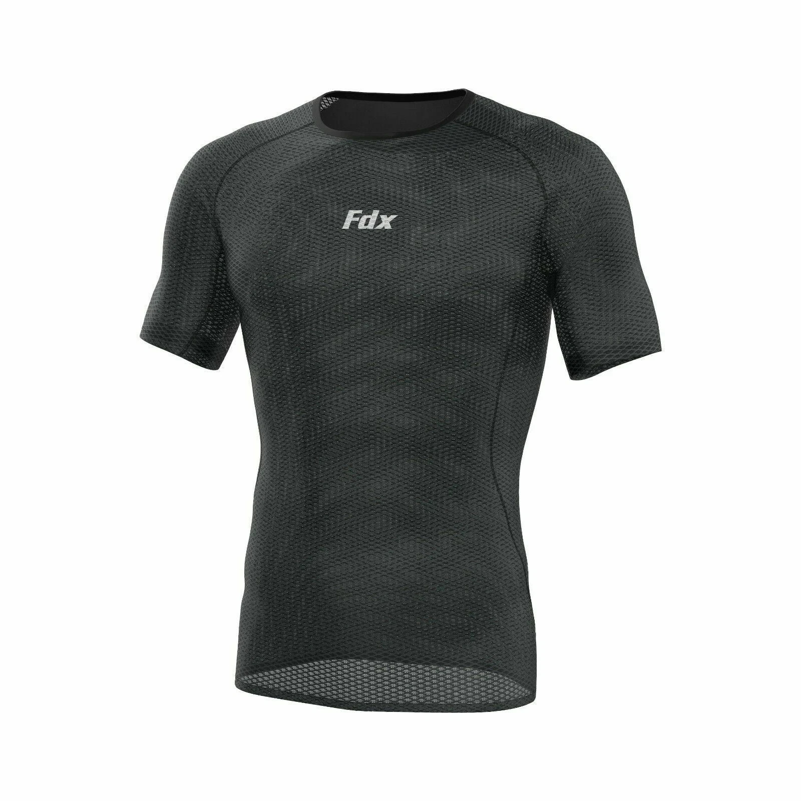 FDX Mens Half Sleeve Cool Mesh Base Layer Lightweight Running Cycling jersey/Top gallery
