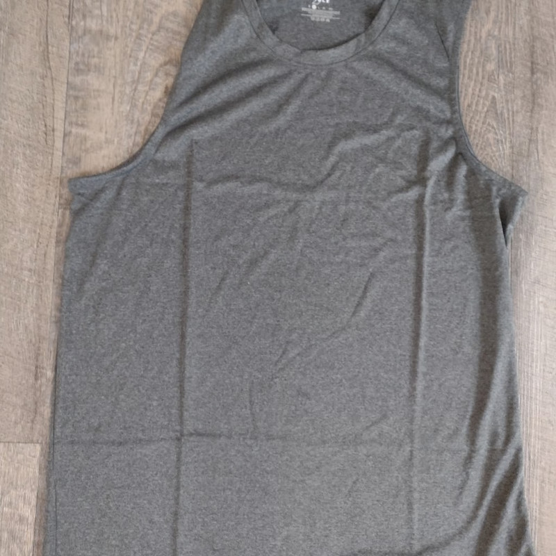 Fort Isle Men's Athletic Tank/Muscle Top Grey Size medium New (A1) gallery