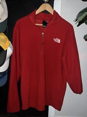 THE NORTH FACE Mens LargeFleece Pullover Shirt Sweatshirt Soft