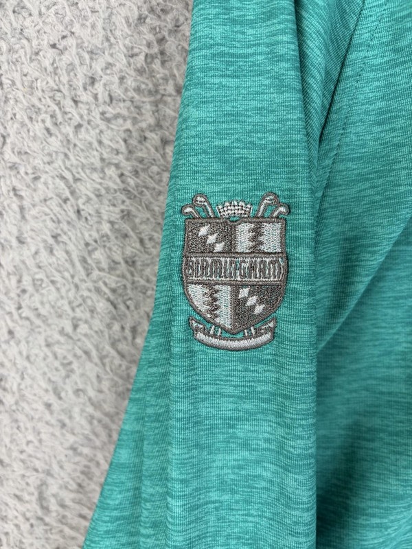Under Armour Pullover Mens Large Green 1/4 Zip Golf Stretch Long Sleeve Mens gallery
