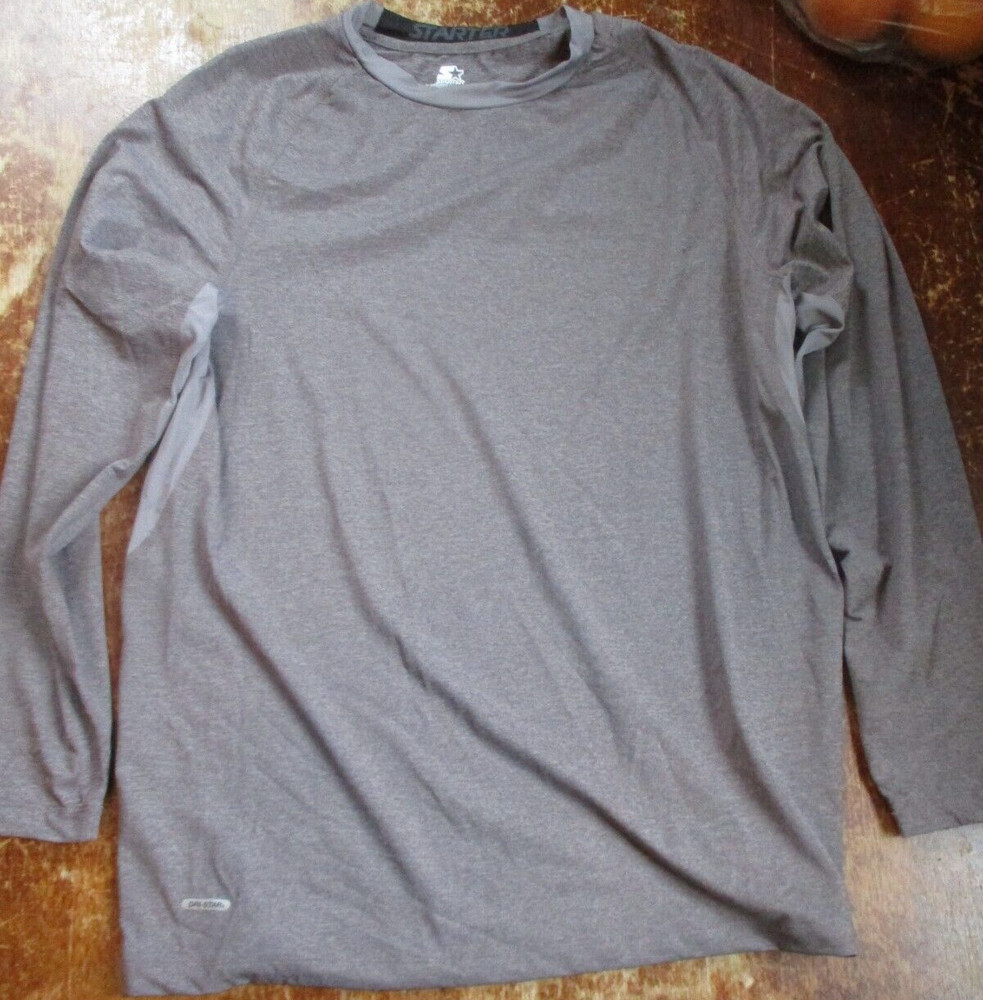 Men’s Starter performance long-sleeved shirt XL (84% polyester 16% spandex)